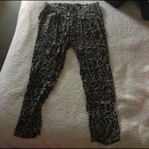 H&M Leopard Print Pants
